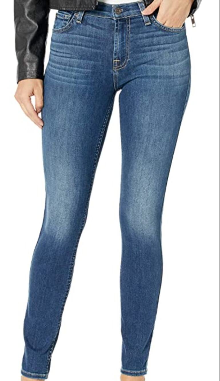 7 For All Mankind Gwenevere Cropped Ankle Skinny Mid Rise Jean Athnblumst 31"